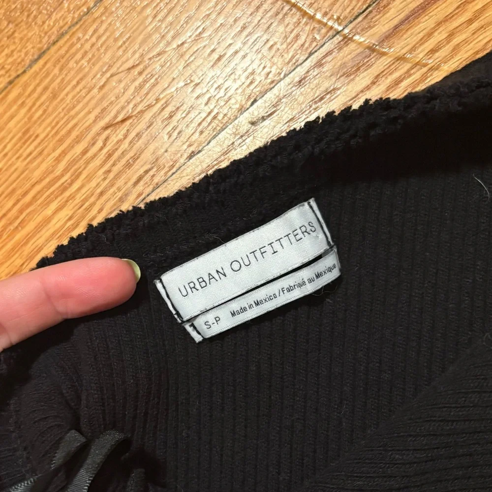 Urban Outfitters Black One Shoulder Mini Dress